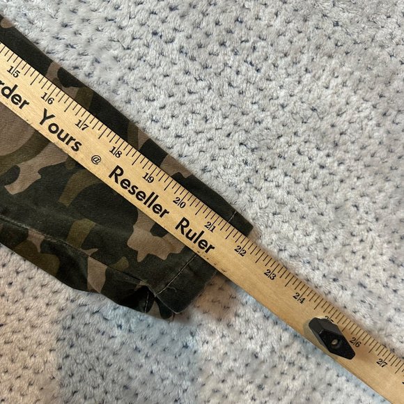 Forever 21 Jacket Womens Small Green Camo Military Outdoor Jacket Hiking Coat - Picture 14 of 15